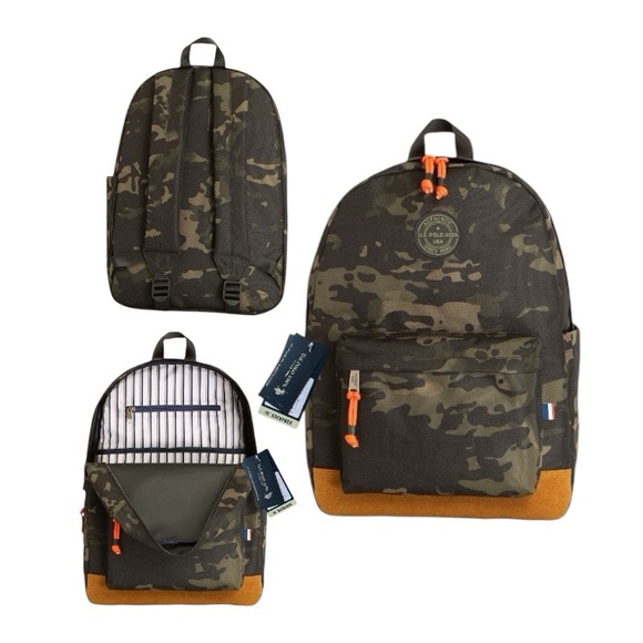 U.S. Polo Assn. 18” Water-Resistant Camo Backpack - Picture 2 of 9